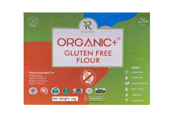 Organic+ All Purpose Gluten Free flour 3Kgs