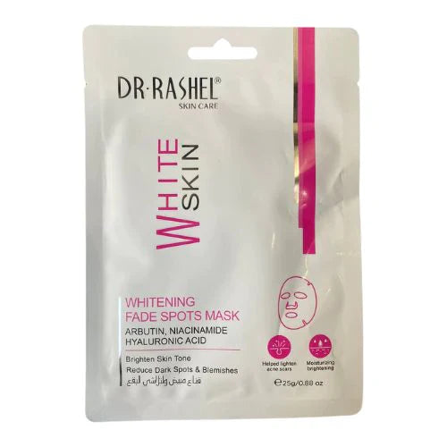 Dr. Rashel White Skin Whitening Fade Spots Mask, Reduce Dark Spots & Blemishes, 25g DRL 1756