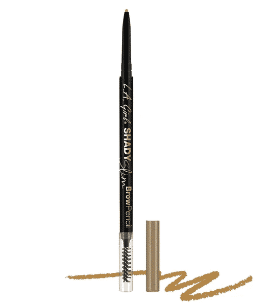 L.a. girl shady slim brow pencil - blackest brown