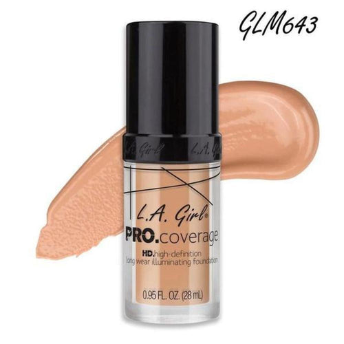 L. A. Girl Pro Coverage Illuminating Foundation - GLM643 -Porcelain