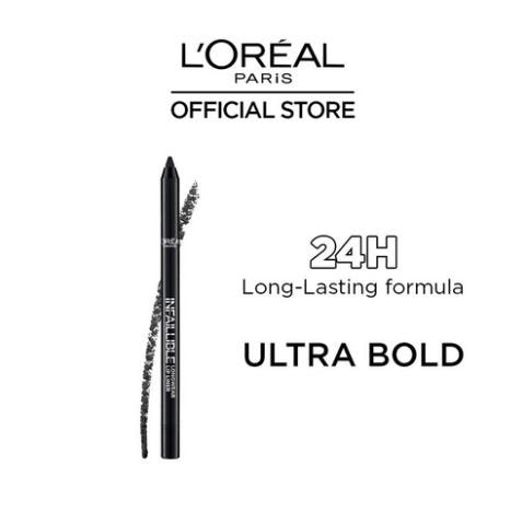 Loreal paris infallible gel crayon - 01 back to black eye pencil waterproof