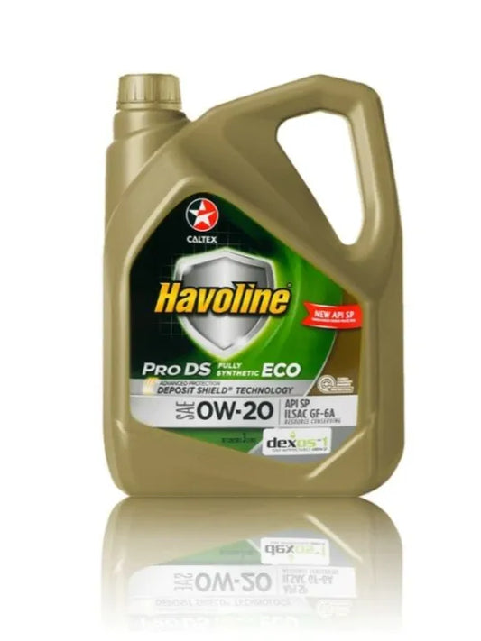 havolineâ® prods fully synthetic eco 0w 20 - 3 ltr
