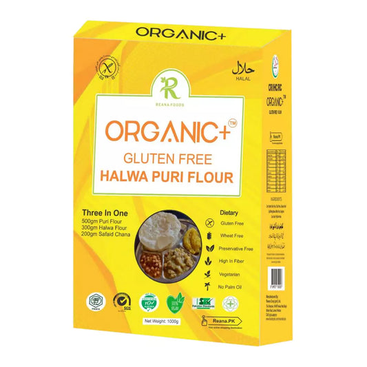 Organic+ Gluten Free Halwa Puri Flour 1000g