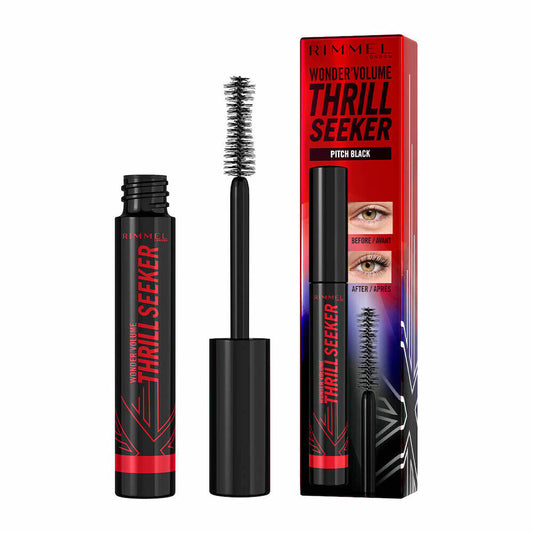 Rimmel London Wonder Volume Thrill Seeker mascara - 004 - Pitch Black, 8 ml