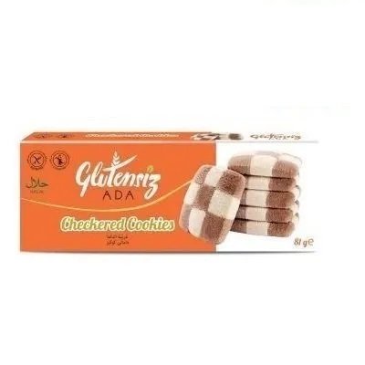 Gluten-free checkered cookies
