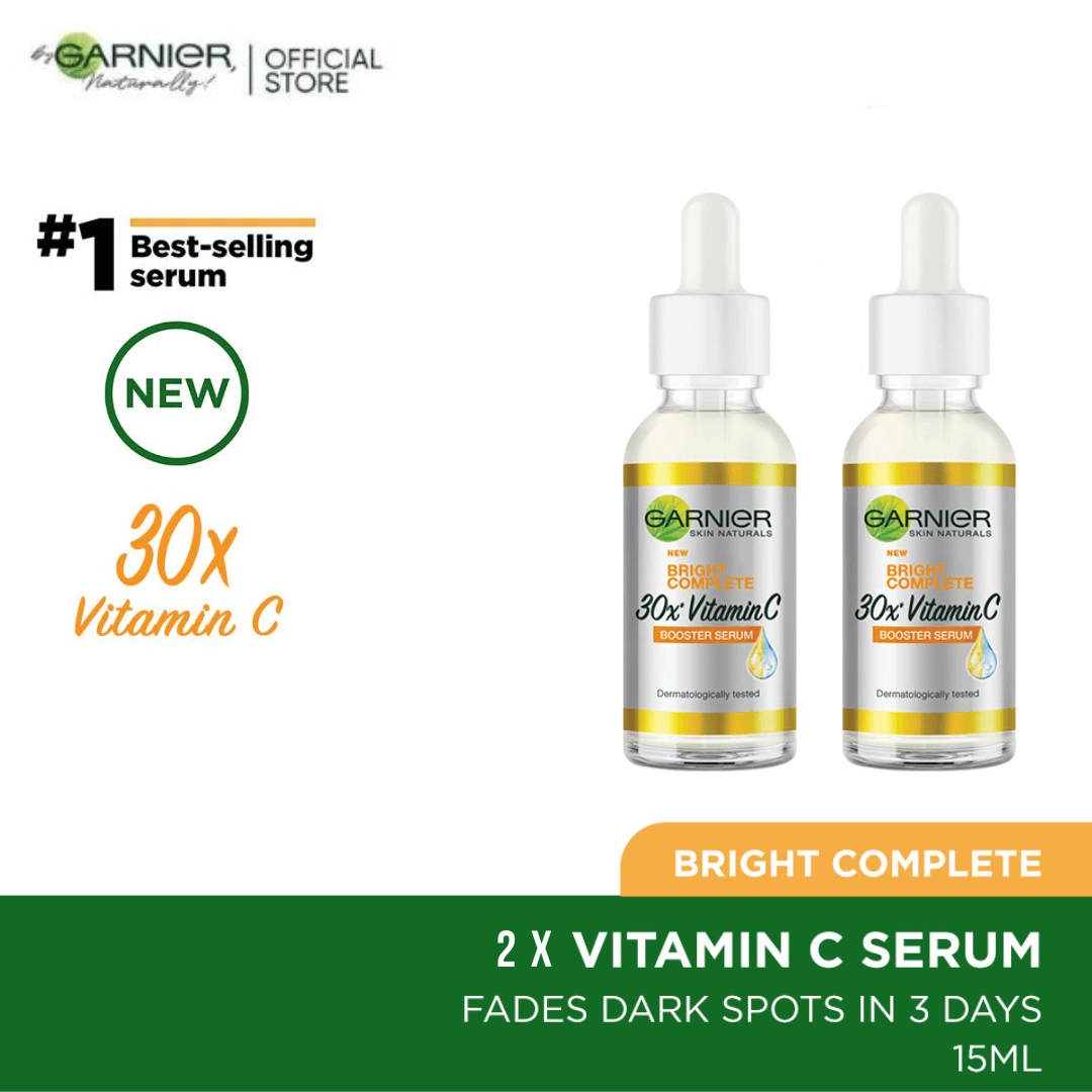 Buy one get one free  Garnier Bright Complete Vitamin C Serum - 15ml