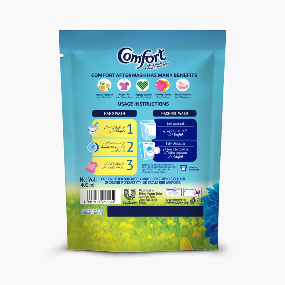 COMFORT MORNING FRESH PI6 PCH 20X400ML